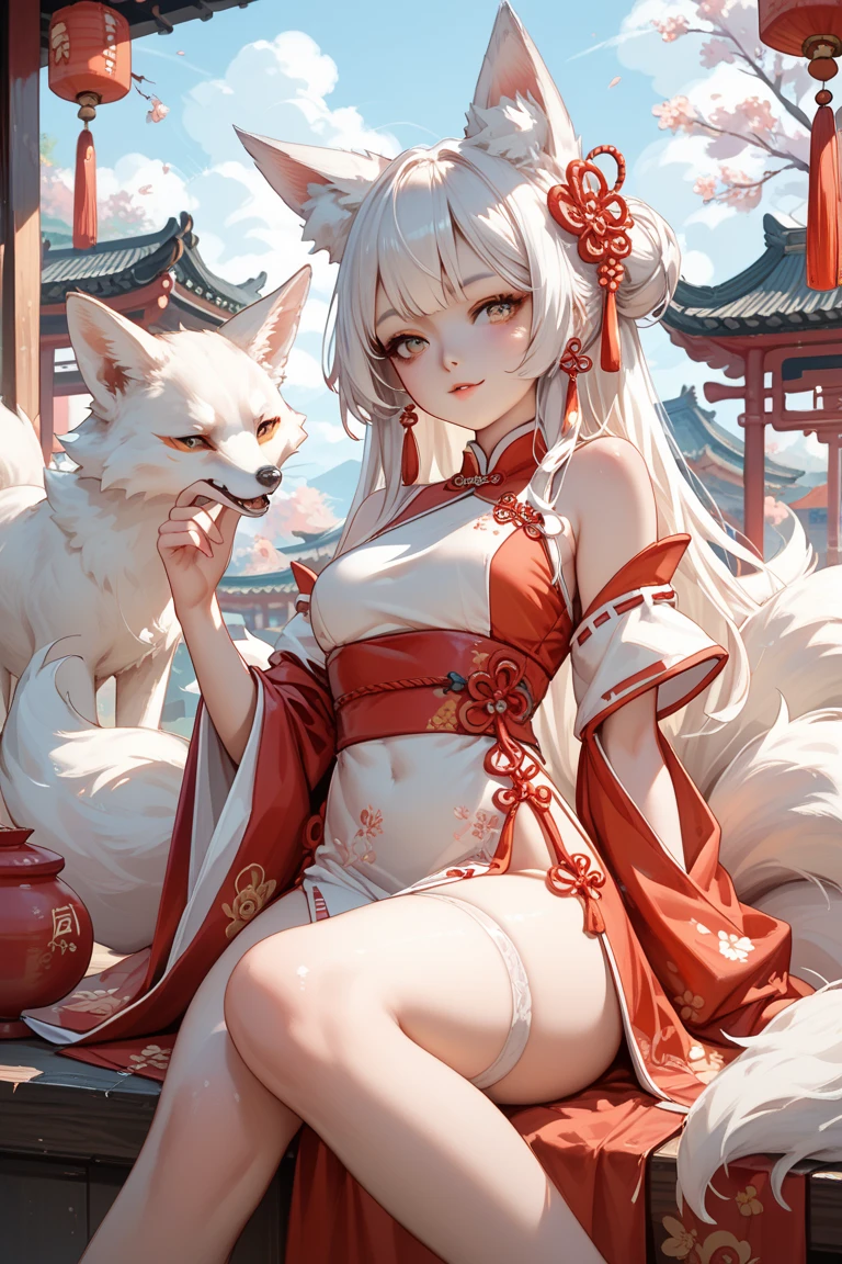 Chinese legend, the White Tiger of the West and goddess