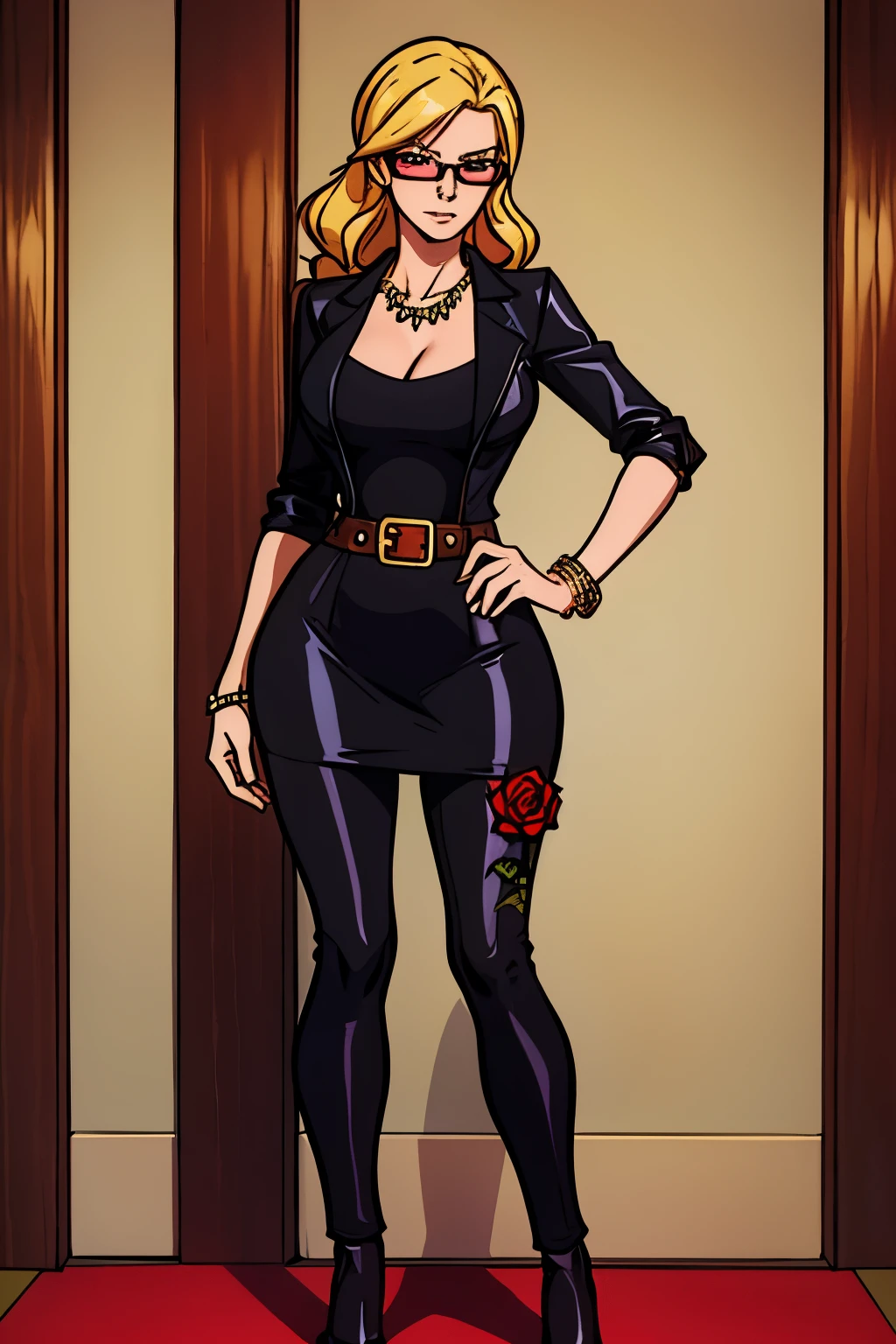 a close up of a cartoon of a woman in a skirt, sil from species, 90s comic book character design, official character art, anya from spy x family, comic character design, official character illustration, female lead character, comic character, character full body portrait, adult character, ( ( character concept art ) ), comic book character, full body character concept