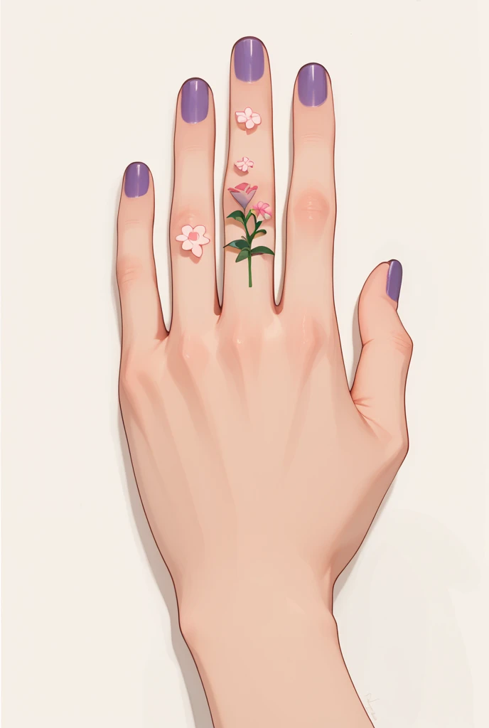 (masterpiece,  best quality), score_9, score_8_up, score_7_up, score_6_up, painting of hands, gr33n, plant, flower,