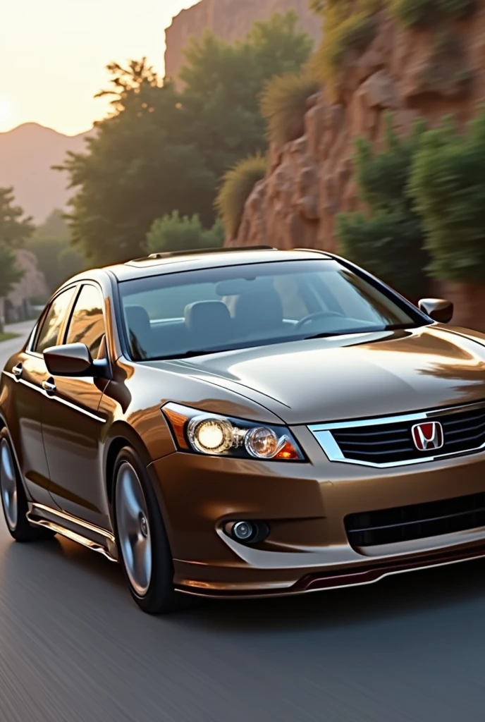 2008 honda accord 8 gen with brown  grey champagne color mugen inspire 
