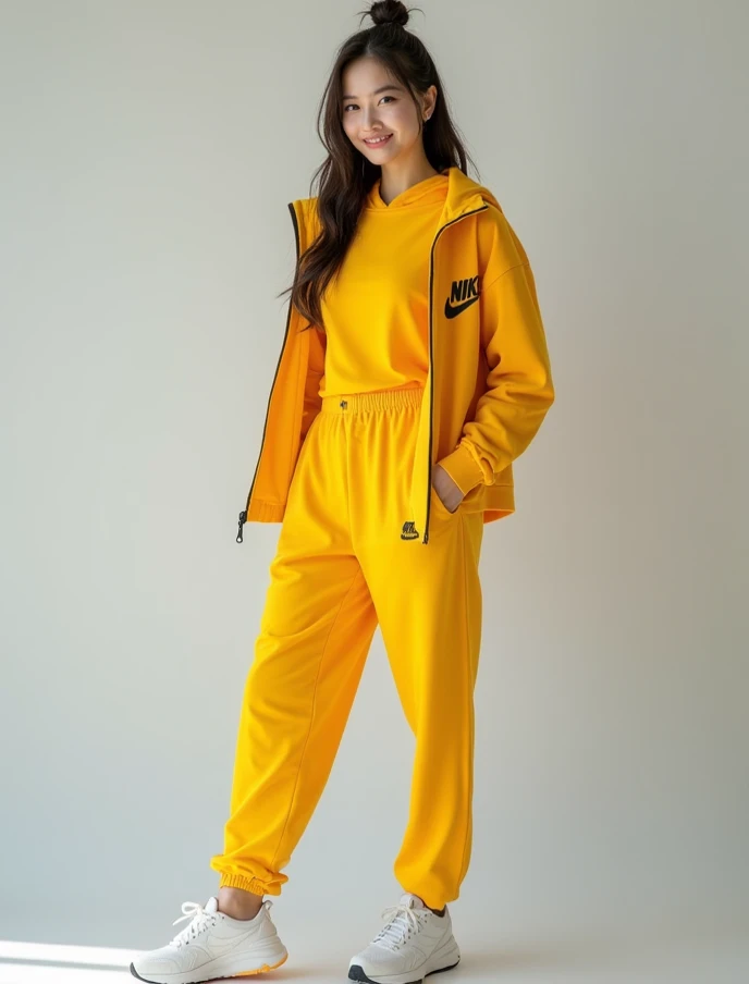best quality, 4k, 8k, highres, masterpiece:1.2), ultra- detailed, (realistic, photorealistic, photo -realistic:1. 37), woman, full body, long black hair, detailed face, woman with long brown hair and perfect face), por trait sophie mudd, thick ash brown hair and large ey es, extremely beautiful face, aquiline nose, glossy II ps, anna nikonova aka newmilky, very pretty model, very pretty face, very beautiful girl, beautiful model girl, dasha taran, beautiful model, very beautiful fac e, beautiful girl model, flawless face, ultra beautiful A model poses a girl photo inside an airplane wearing big sunglasses and black shirt and red pant and yellow shoes sitting on airplane chair beside a stranger and she looks from window wearing yellow color sneakers shoes and red skinny long pant and black long sleeve shirt and red color nike shoes