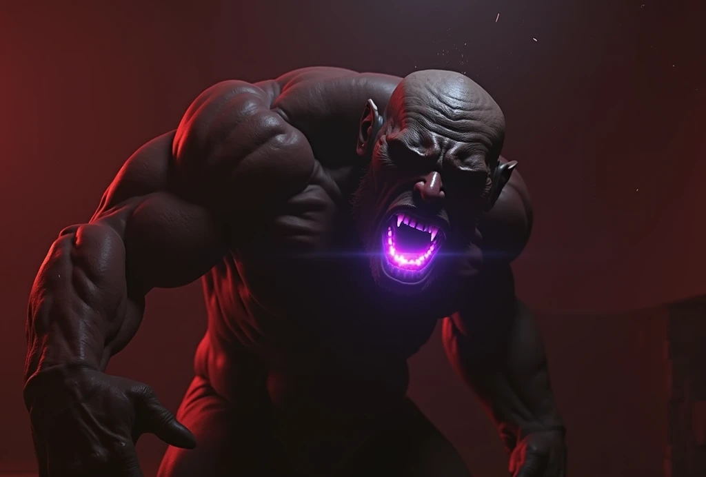 (single), (solo), corrupted ghoul, muscle overlay, long limbs, half demon, claws, jaws, asymmetry, amorphic, final villain, boss, squatting position, eating a corpse, cannibalizing, horror theme, horror, medieval, middle age, bestial pose, glowering, feral, corpses, 8k portrait render, rendered in unreal engine 5, detailed cinematic render, hyper - realistic render, hyper-realistic render, ultra realistic 8k octan photo, cinematic realistic portrait, (no duplicate eyes), no duplicate, no clone, no armor, unarmored, no skin, skinless