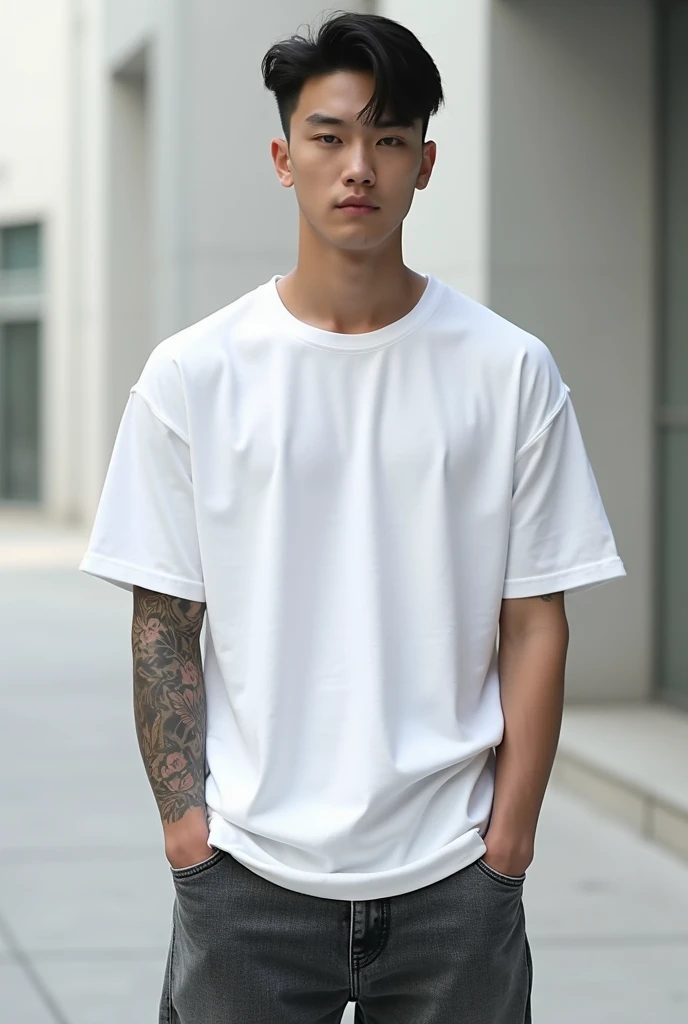 um homem, large t shirt, lookbook