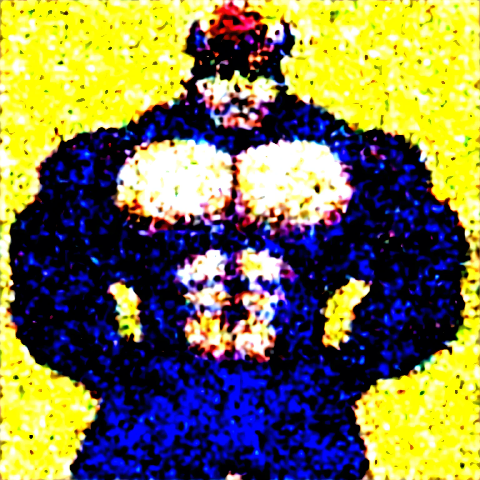 Solo, Anthro, male (((solgaleo, lion, blue sclera, muscular, big pecs, abs, black body, white body, white fur, black nose, multicolored mane, mane, grey chest, grey abdomen, white arms, white legs, 5 fingers, tail, white tail, yellow tipped tail, markings, orange tipped mane, orange speedo, big bulge))) standing, pokemorph, biped, full body, perfect anatomy, by darkgem, by mystikfox61, by glitter trap boy