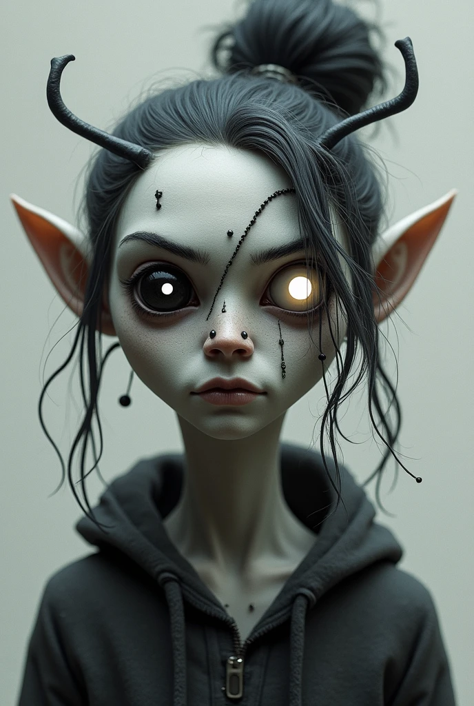 <lora:kUglyCreaturesV2:.9> U61yCre4ture big eyes, teeth