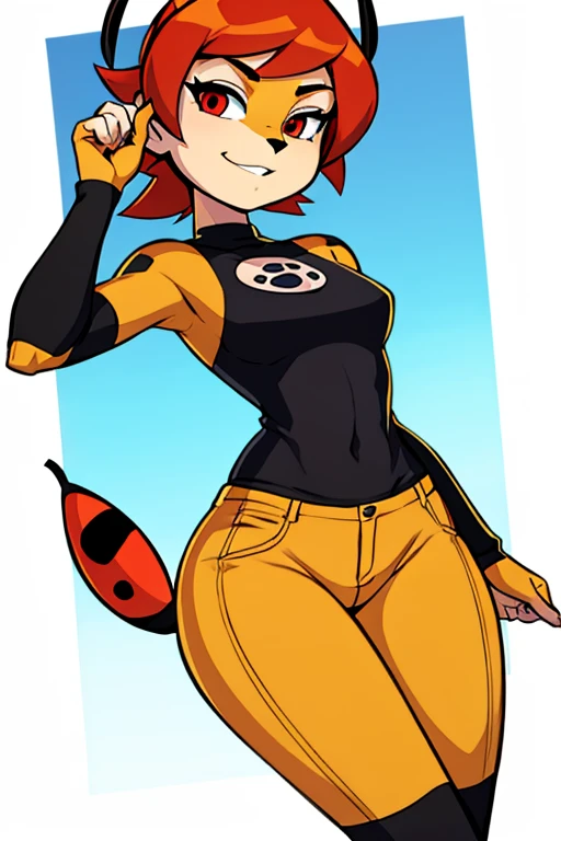 Female furry ladybug ben 10 style 