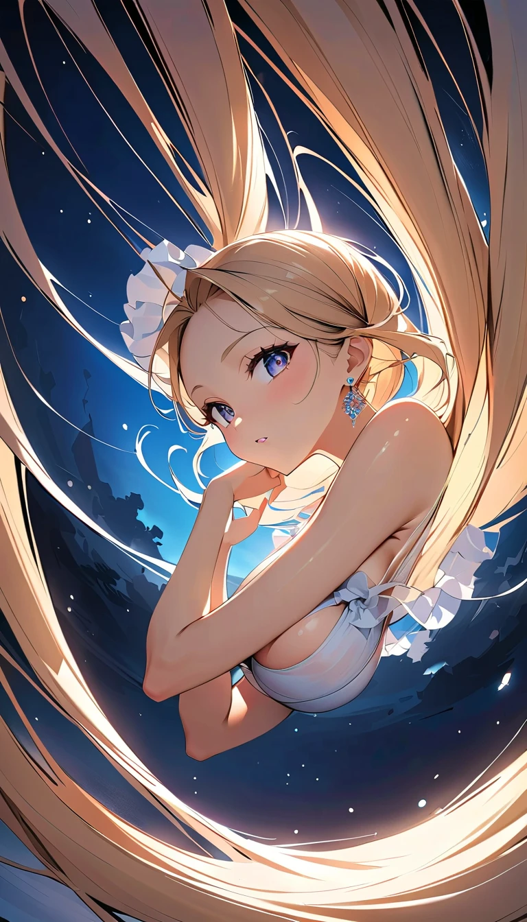 ((masterpiece)), ((Best quality)), (high resolution), (illustration), (an extremely delicate and beautiful), (ultra detailed beautiful face and eyes), nsfw,   1girl, leaning forward,  YukineChris, long hair, purple eyes, twintails, low twintails, ahoge, large breasts,volumetric lightning, moon night,knight_armor
detailed skin texture, detailed, volumetric shadow, anime screencap,Highest quality, Sorceress, ancient ****lonian nobility, ((tan skin:1.2)), (brown skin color),Long hair, twin braids, hair ornament, wine colored hair, smile, Below average size breasts, bare shoulders, Leg spread、Groin、Yukine Chris、Wet condition
nude、Wet_shirt,Wet _underwear、tear_underwear
8K, masterpiece, Best_quality, high_resolution, ultra_details, detailed, 1girl, 独奏, looking_at_viewer, upper_body, braid, bangs, white_hair, hair_ribbon, hair_between_eyes, blue shorts、style(open_reg,hip_up)

sidelocks,depth_of_field,french_braid, sharp focus, perfect hands, perfect face, perfect eyes, perfect light, dynamic light, natural light, Masterpiece, Best quality, Cang、green、moon、