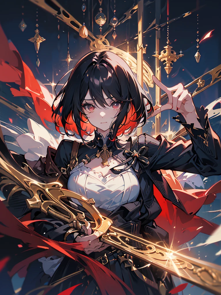 anime,animation,best quality, ultra high res, higly detailed,
4k,
dungeon, fantasy, dragon, butterfly,
magical robe,robe,magical girl, magic staff,thunder,
virtualgirl-Rin,small breasts,bob hair, short hair, brown eyes, black choker,brown hair,
<lora:virtualgirlRin_v30:0.25>