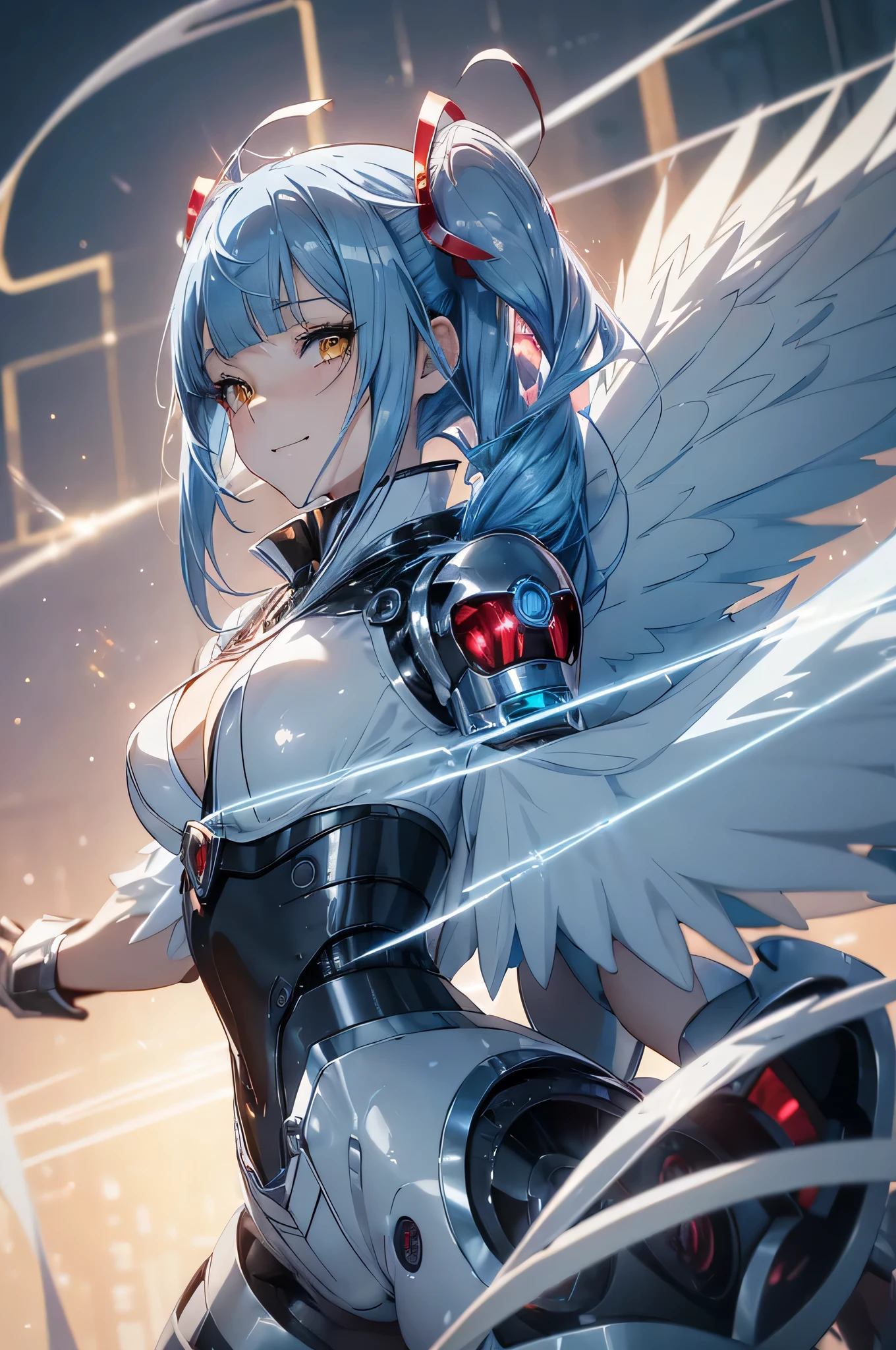 （（（highest quality、first-clasasterpiece、Normal body、8k、Detailed face、Ultra-precision、Normal hand、Normal finger、５Finger、）））Brightly colored hair、Rainbow Hair、Rainbow Mechanical Angel、Large rainbow mechanical wings、Large booster、Large rainbow thruster、Visor Helmet、Armor Skirt、Thought-guided remote-controlled weapon、Funnel、Bit Weapon、Full Armor、Beam rifle、Rainbow Beam、Running through space、Full boost、Beam Sword、Fighting space monsters、Variable Beam Launcher、multi missile、Mega Beam Cannon、In combat、Dogfight、High Maneuver、Space War、fleet battle、Destroy enemy ships、High mega particle cannon firing、ultimate weapon、Multi-warhead missiles、Full burst、All-at-once sweep、Breaking the Limits、critical point breakthrough、Charged particle cannon、Meteors、Defeated by Space Monster、Gets hit and tears clothes、Armor peels off to reveal underwear、White pants、White bra、Hit and exposed skin、Nipple exposure、Nipple erection、Tattered Armor、Shabby costume、Pain、Embarrassed、Covered in scars、Torn accessories、Holding the wound、Floating scraps、Damage、Physical Explosion、Blown away posture、The figure blown away with arms and legs spread out、Popping costumes、Shattering Armor、Flying armor fragments、Exploding Armor