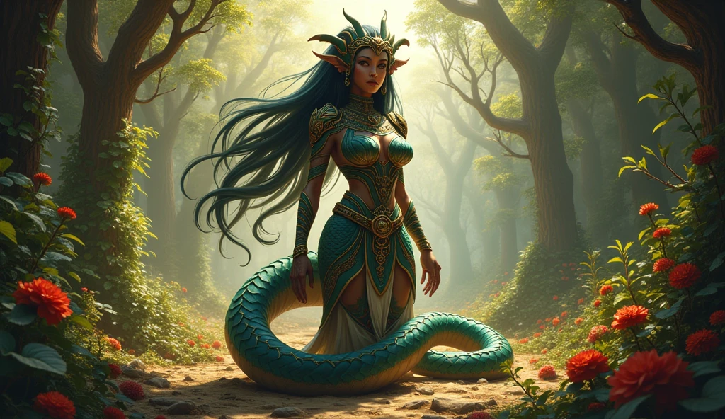 Sun Moon Caduceus Hermes mythology surmounted wings surrounded intertwined snakes Medusa_hairs_Snakes Outdoor Nature "Ouroboros" Forest Sunlight Natural Queen Native éblouissantes Valkyrie-wings clef chains "Heavy Metal" Will-o'-the-wisp Fire-follets fairy pixie sprite conceptual safe female glamour athletic walking slow motion Cosplay "Nicki Minaj":1.5 "Rihanna":1.5 "beyonce":1.5 aristocratic jacket 38years symmetrical athletic bronzé hairstyle_snakes:1.5 obvious varied ecstatic fringes:1.5 agate visages:1.5 cheekbones effects reddened embarrassed lazuli water drop of water between eyes beautiful hair:1.5 Brown Eyes Pupils Black Iris Turquoise Sapphires Open Mouth Teeth Smiles Floating Jacket Fixed Pearls Eccentric Cape Levitating Shoulders-Off:1.2 chemise blanches dentelles clavicules papillotes varied breasts1.5 points:1.3 satin sideboob felt bikini:1.5 corsait:1.5 spinels thick navy leather skirt:1.5 soies assortie amples nombril:1.3  belt défenestrée  revealing pubic scarlet pubis-hairy obvious indigo underwear:1.5 Size chastity belt:1.3 silver adorned padlock Gold thighs legs garters Gothic stainless steel boots decorated onyx equirectangular 360 monastery opal marble ruby background:1.5 Sundrop mannequins lantern dressed armor richly decorated:1.5 "Chevaleresque" dramatic chrome metallic flat bands fathoms brass fullbodye lys rune ornate emerald plasma embroidered glyphs Tourmaline wood engravings lava magic intricate:1.5 summons snake incandescent Crystalline familiar robot Mecha (EOS R6 135mm 1/1250s f/2.8 ISO400) Mech Mechanized snakes flowering Quetzalcoatl:1.5 Adaptable volumetric luminescence saturated:1.5 ultra:1.5 pro-photorealists:1.5 optimaux:1.5 qualities:1.5 details:1.5 precise:1.5 reflex:1.5 resolutions:1.5 3dcg max:1.5 graduates:1.5 improved:1.5 Octanes_rendues:1.5 UHD XT3 16K DSLR HDR UnrealEngine5 profondeurs:1.5 Earth Hearth ultra_sharpness:1.5 ombres analogiques:1.5 CGSCOSITY pet chef-d&#39:1.5 "Bruce Weber girls" multi etc.