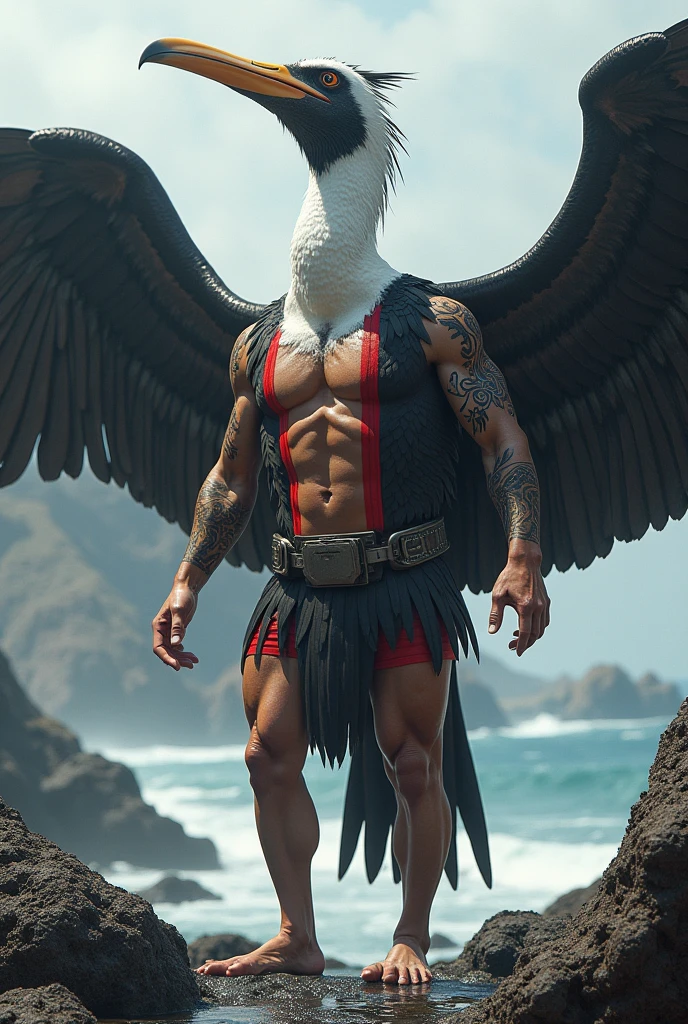 amazing pose of the god Apolo in greece, blondie hair, Perfect beauty, perfect and muscular body, ultra realisitic, {Sun, Black Snake, griffin and black crow in the background}, 8 k quality,