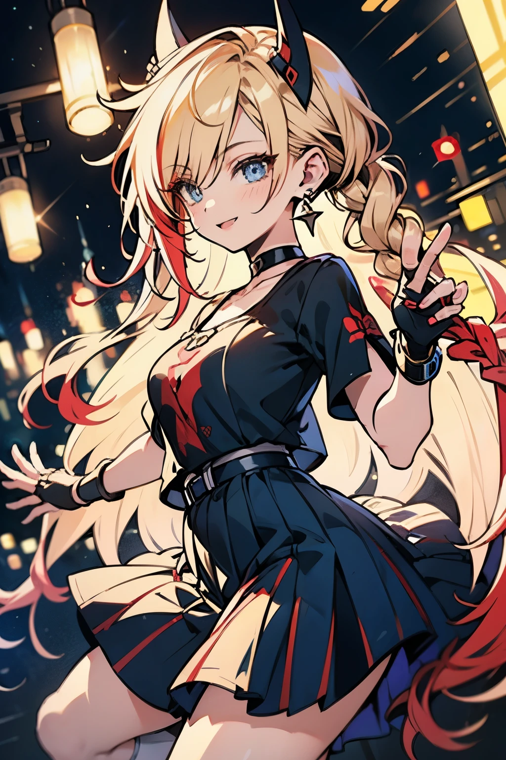 masterpiece, best quality, ultra-detailed, illustration, 1girl, highly detailed evangelion costume, (large robot background), detailed skin texture, beautiful detailed face, intricate details, ultra detailed
