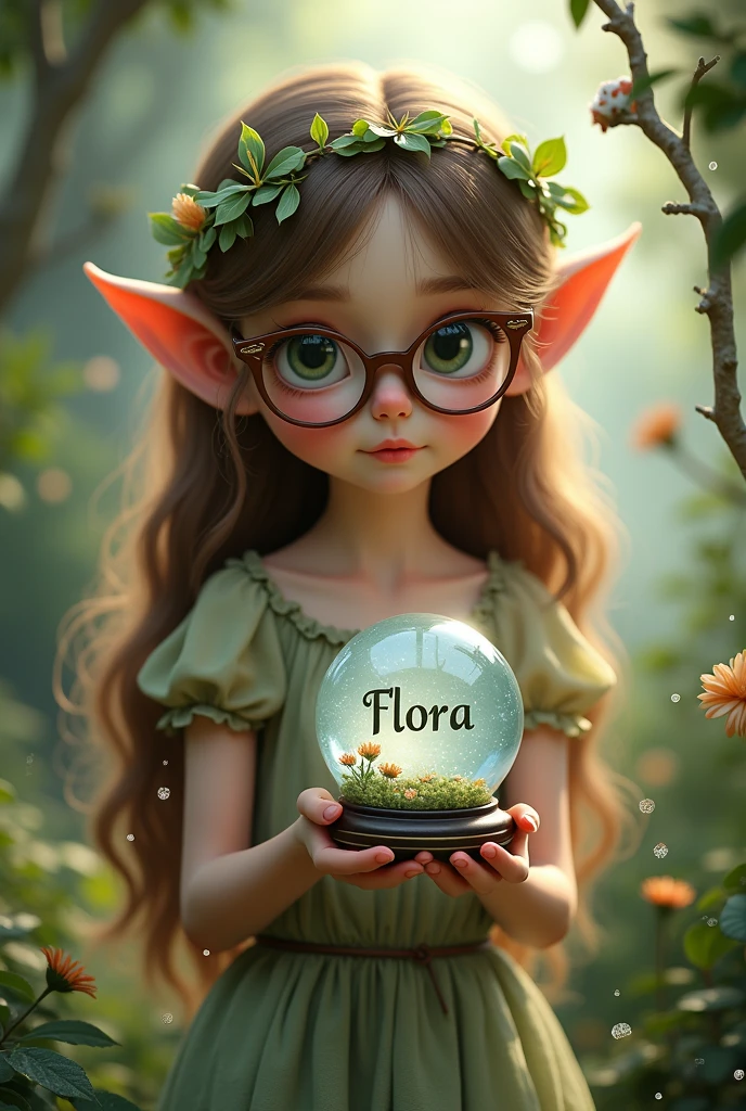 fairy tale baby wizard, big lively eyes, glasses, A magic wand in his hand, fairy forest, style by Jana Batista Monja, beautiful, realistically, filigree, light particles, fantasy, botanical, art-eklerika, oktane, Lumen, reality SwiftKey