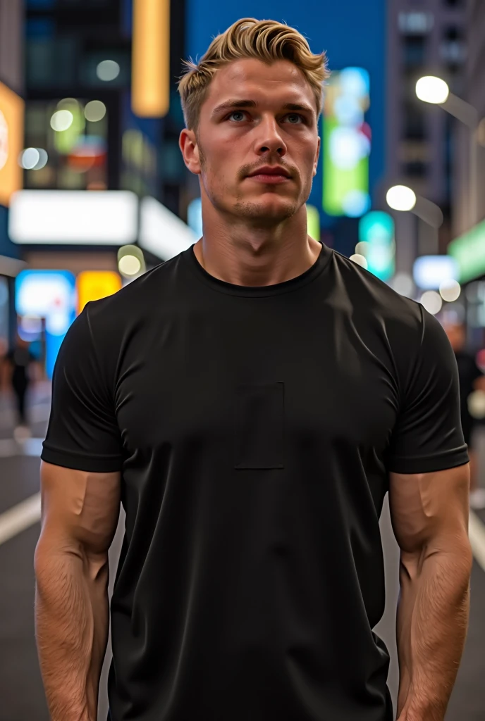 <lora:sc_nixon:0.8> sc_nxn, male focus, black shirt, fireworks in the background, dof, blurry background, buildings, penthouse