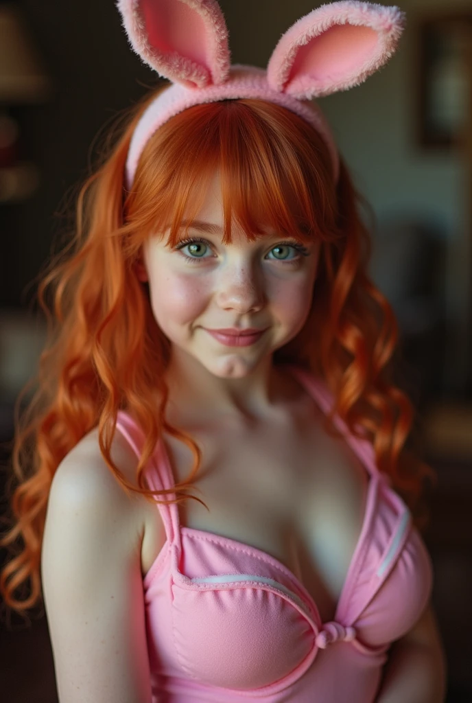 young ((tween)) (redhead) cute bra