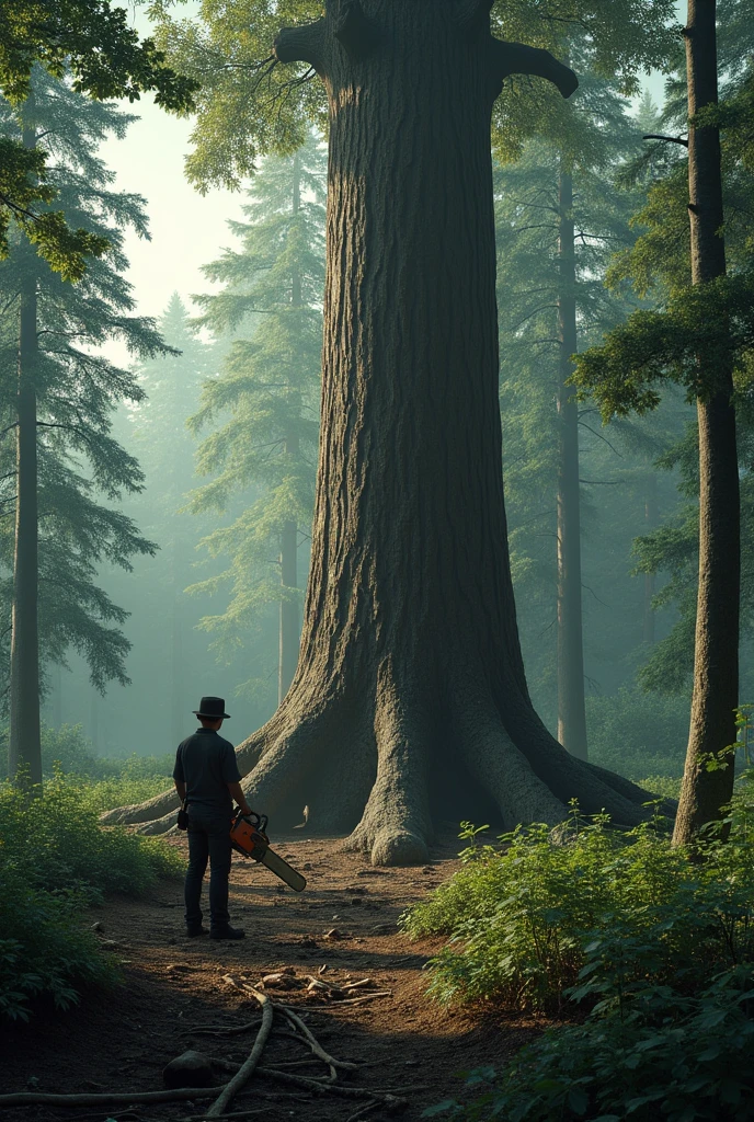 Um reino elfo majestoso e imponente no centro de uma imensa floresta de sequoias,palacios