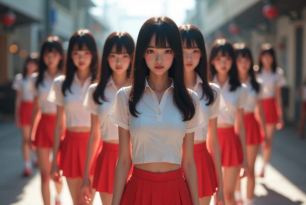 (((((Japanese Clone-girls=Myself))))), (((Super Best masterpiece Clone-girls Raw Photography Art))), (((16K, Highest quality, Ultra-high resolution, RAW Photos))), (((It&#39;s so unrealistic., With unparalleled depiction, With an unfathomable sight, An unprecedented and shocking worldview, Clone-girls: In a world of mass reproduction, Ultra-realistic))), (((Japanese Girls, Yokoyama-Yui, 18yo, Small face, Thick black hair, long hair, Dark Eyes, Mature face, Cute Smile, Smiling face, A gentle gaze, (((Very pleasant look)))))), (((Very beautiful detailed girls, Accurate body structure, Accurate body movements, Very detailed body, (((Super big breasts, Large bulge of ample breasts)))))), (((high school girl, White shirt, Short skirt, hour々I can see your pants, Cleavage Emphasis, Emphasise the fullness of your breasts))), ((((((((Very detailed, Myself cloning, Depiction of splitting oneself, 1Myself girl→1,000,000,000,000,000,000,000,000,000,000Myself cloning girls)))))))), (((((((Myself clone-girlsから, Myself keeps multiplying, (Very detailed and intricate, To the exact, Flawless, (((In the same female body,With the same face, With the same hairstyle, In the same clothes, At the same height, 同じSuper big breastsである))), In a detailed depiction), 1,000,000,000,000,000,000,000,000,000,000 people))))))), (((((Myself girls only))))), (((((1,000,000,000,000,000,000,000,000,000,000Myself girls))))), Waiting for the train on the station platform, View from the opposite platform, The wind is blowing
