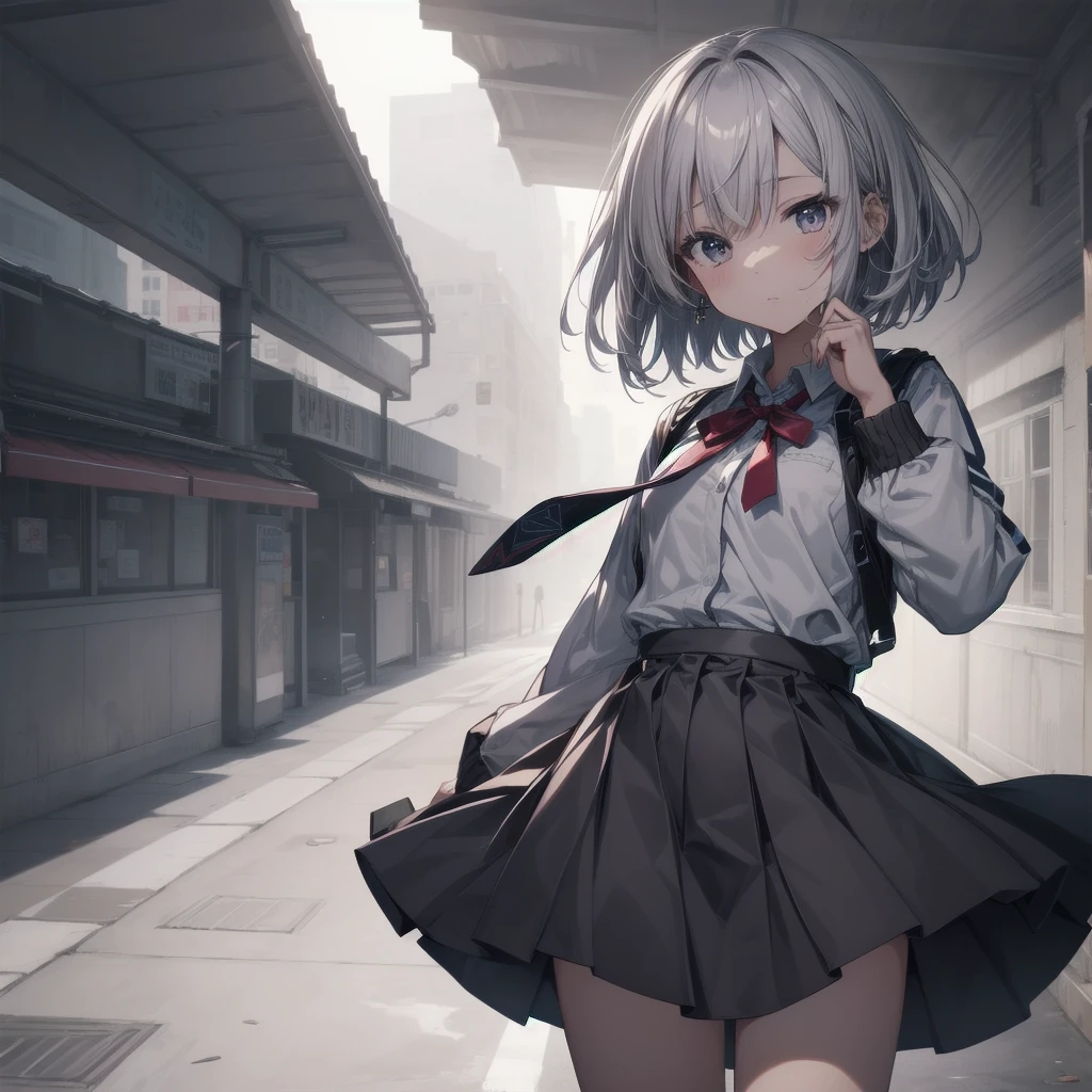 Uniform,Skirt,Thigh,Panty Shot,Open Legs,School