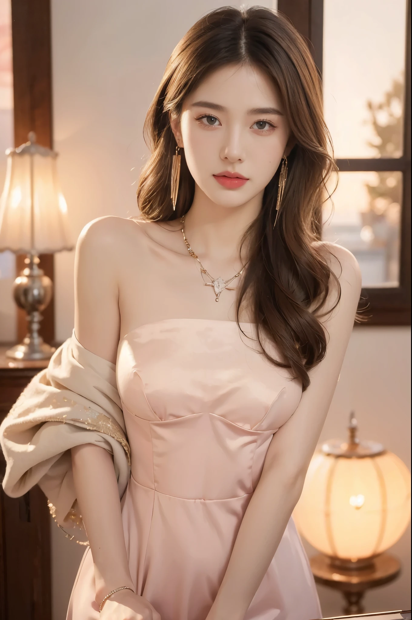 ((Best quality, 8k, Masterpiece :1.3)), Sharp focus :1.2, A pretty girl 24 years old with perfect figure :1.4, Slender abs :1.3, Raw photography、超A high resolution, full body, fair white skin、shiny white skin,Best Quality, Ultra High Definition, (Photorealistic:1.4),Sunset Light, Detailed Photo, Smiling, Sexy, Facing Camera, Close-up (Masterpiece: 1.3), (8K, Photorealistic, Best Quality: 1.4), (1girl), Beautiful Face, (Realistic Face),Beautiful Hairstyle, Realistic eyes, beautiful detail eyes, (realistic skin), beautiful skin, (sweater), absurd, attractive, ultra high resolution, ultra realistic, high definition, golden ratio,Good hands、10、high-reaster-piece、highest quality、head:1.3、((Hasselblad photo))、Fine Skin、crisp focus、(Light like a movie)、gentle lighting、Dynamic Ungle、[:(detailed face:1.2):0.2]、
Negative Pro, smiling, ((detailed face )),(detailed body ) , (((The massage central))), (((room master))), Highly detailed face and skin texture, Detailed eyes, Double eyelid,huge breasts,masterpiece,super fine eyes,super fine hand,Wearing jewelryrealistic, face zoom, perfect makeup