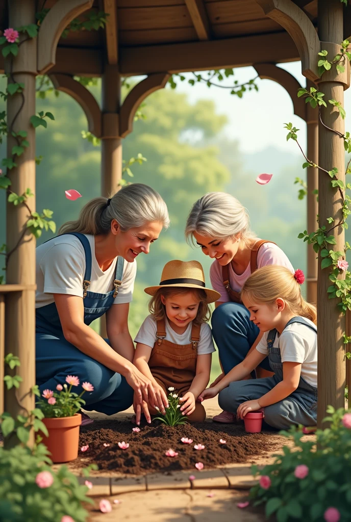 The natural environment is good. Children are kind and like to help others.