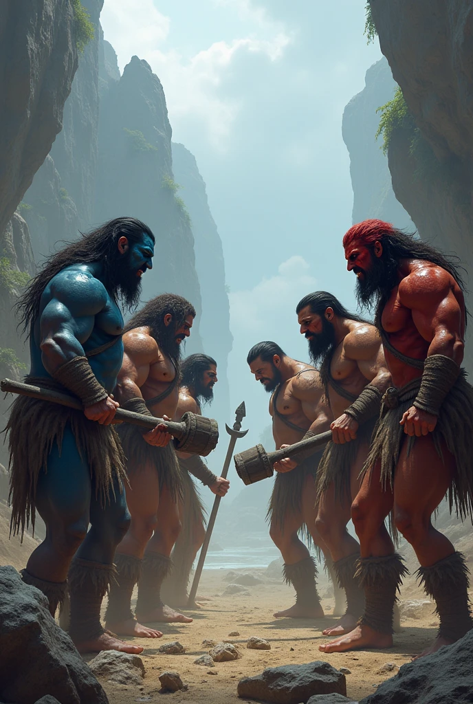 Once upon a time, in a small village, there lived four brothers who were known for their exceptional strength. However, they were also known for their constant quarrels and disagreements.