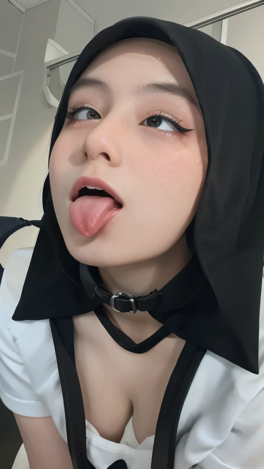 nude、Young nun, Bible, Gray Hair, church, Realistic and detailed eyes , Browsing Caution,,((( She is being made to cum))),Kind Face、((Blowjob)、((Put it in your mouth))