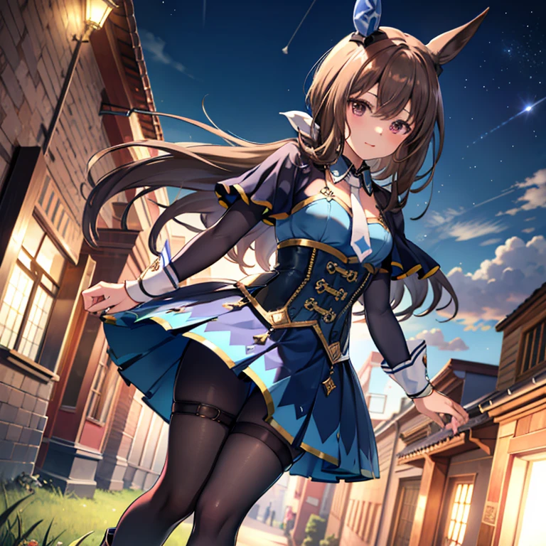 (((1girl))), Impacto Genshin, Collei (Impacto Genshin), 1girl, franja, black footwear, Botas, coxas marrons, Capelet, Collei, Dendro, boca fechada, Faixa transversal, Mangas em destaque, Cabo Verde, cabelos verdes, cabelo entre os olhos, ornamento de cabelo, Botas de salto alto, Purple eyes, sozinho, Banner, coxas, eyesight (Impacto Genshin), ((peito enorme)), ((Arco e Flacha)), roupa marrom,
