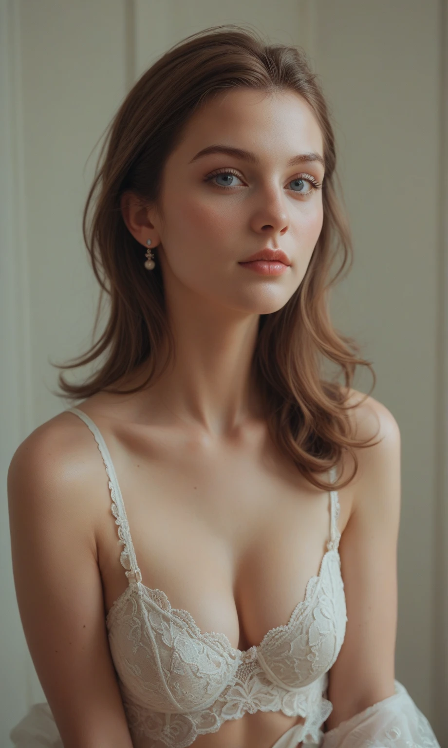 One woman they have white tarsperent bra