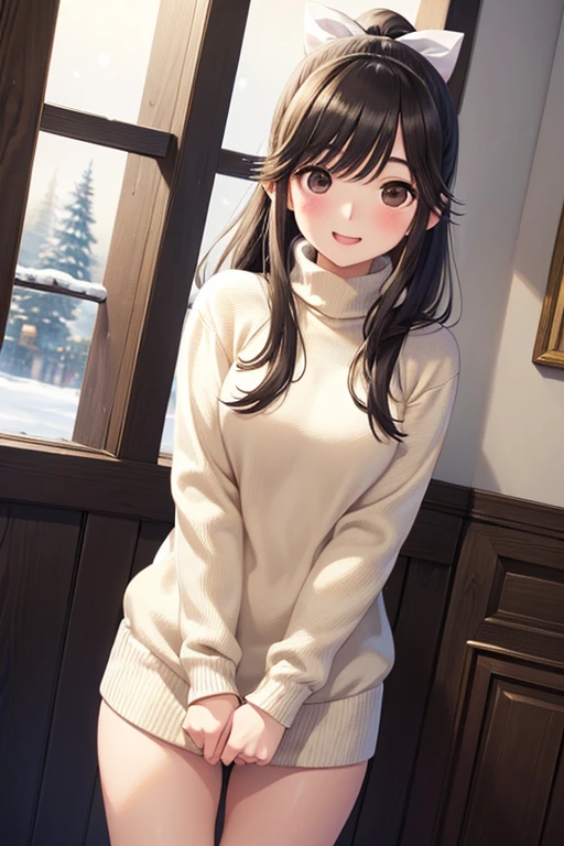 (Awesome quality, highest resolution, 8k, pixiv fanbox, ray tracing, complete scene),
oversized cowlneck sweater, (fuzzy flufffy oversized turtleneck), ((knit socks, knit gaiters, knit mittens, knit hat)),
kneeling girl in oversized sweater with high turtleneck over face,<lora:bfsw_sd:0.3>, <lora:sw3ater:0.7> <lora:SideFellatio:0.7> sidefellatio, saliva, irrumatio