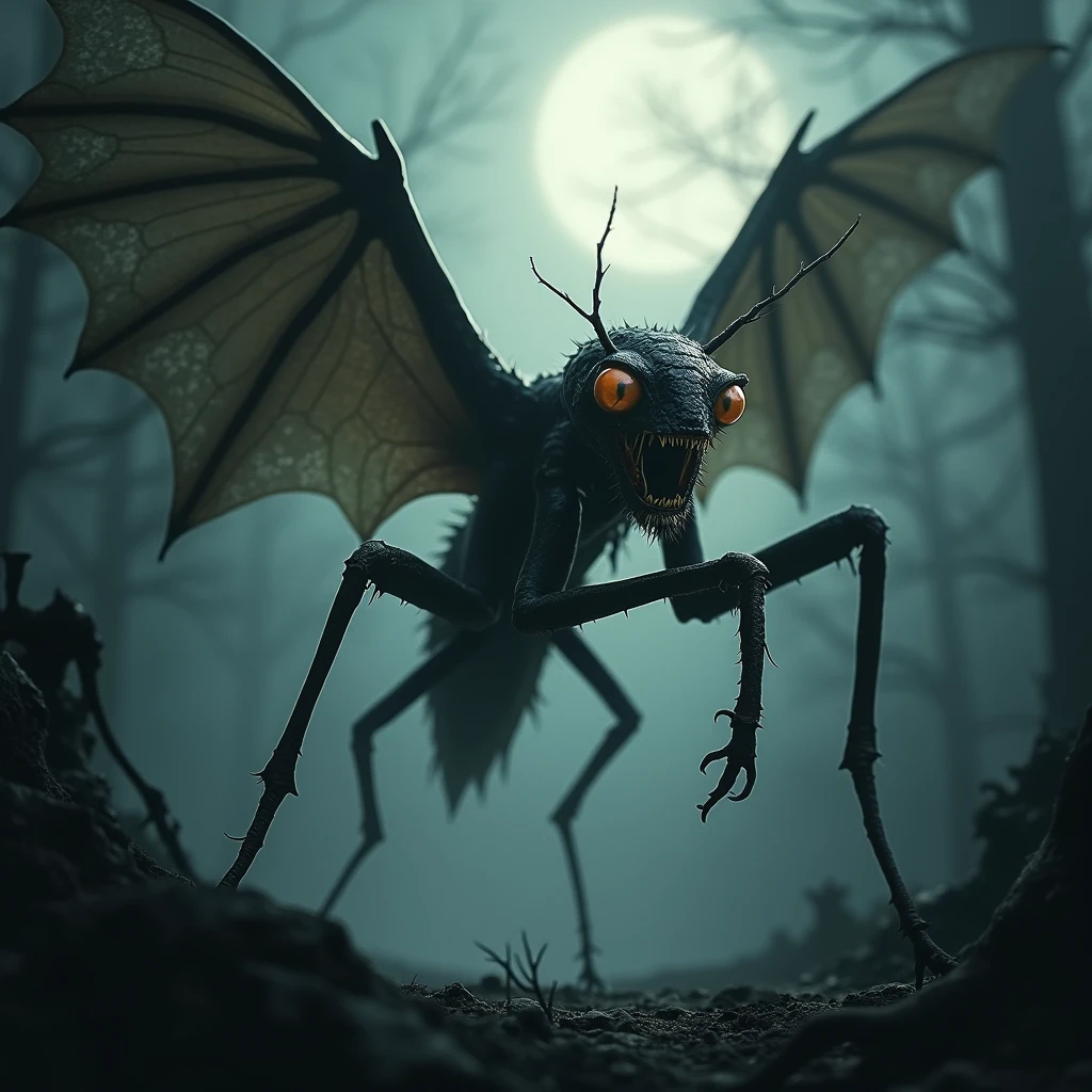A terrifying and majestic hybrid creature , resulting from the ...