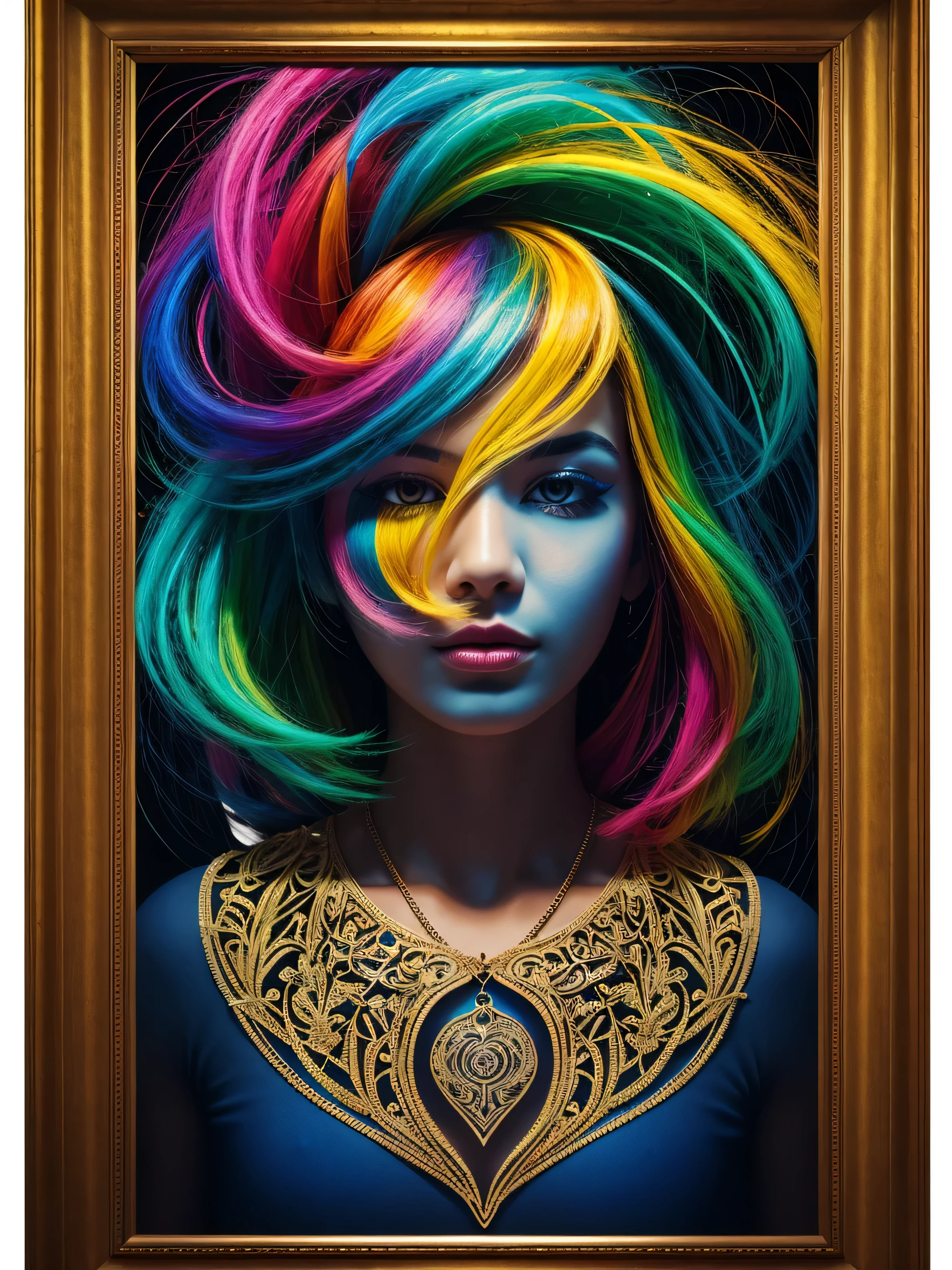 (((Masterpiece))), Best Quality, High-resolution photograph, Sharp details,Create an abstract artwork inspired by Osho's quote: "Courage is a love affair with the unknown." The artwork should be vibrant, colorful, and expressive, capturing a sense of adventure, mystery, and deep emotional resonance. The piece should reflect the intertwining of courage and love, represented as a journey or dance with the unknown, using creative and bold visual elements.(extremely intricate:1.3), 4k, 8k