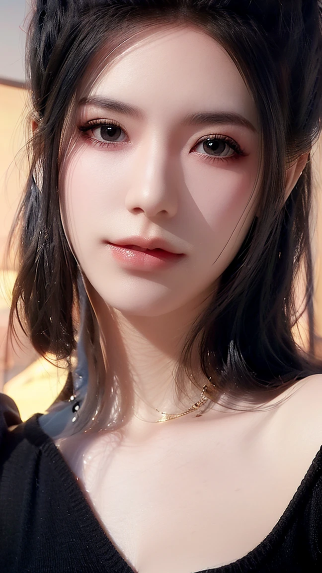 (8K, Raw photo, Best Quality, masutepiece:1.2), (Realistic, Photorealsitic:1.37),1girl in, Professional Lighting, Photon mapping, Radio City, Raw photo、(Photorealsitic:1.4)、Octane number renderin、Complex 3D rendering ultra detail, Studio Soft Light, Rim Lights, vibrant detail, super detailing, realistic skin textures, Detail Face, Beautiful detail eyes, Very detailed CG Unity 16k wallpaper, make - up, (detailedbackground:1.2),Best Quality, 超A high resolution, masutepiece, 1girl in, 20yr old, Black hair,(Cheongsam), cute  face, Bun,a temple background、乃木坂アイドル、韓国アイドル、Japan idle