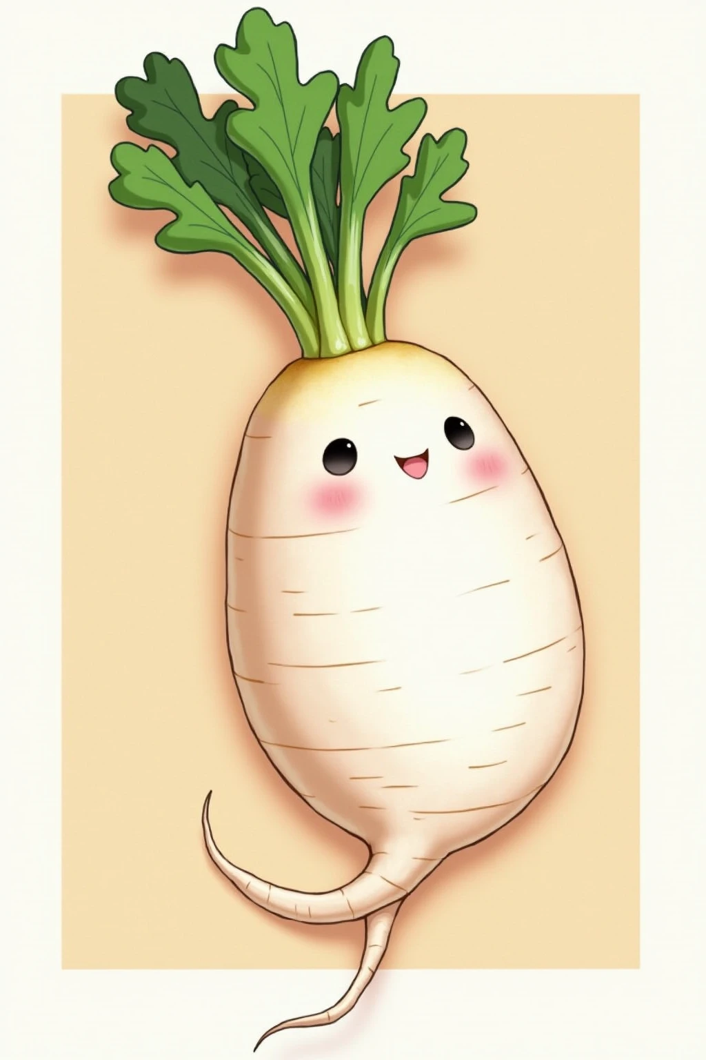 ( best quality, very detailed depiction, incredible high resolution,High quality anime drawings), dandy face daikon, daikon eyes , daikon nose ,Daikon mouth , daikon limbs , beautiful daikon , curvy daikon,