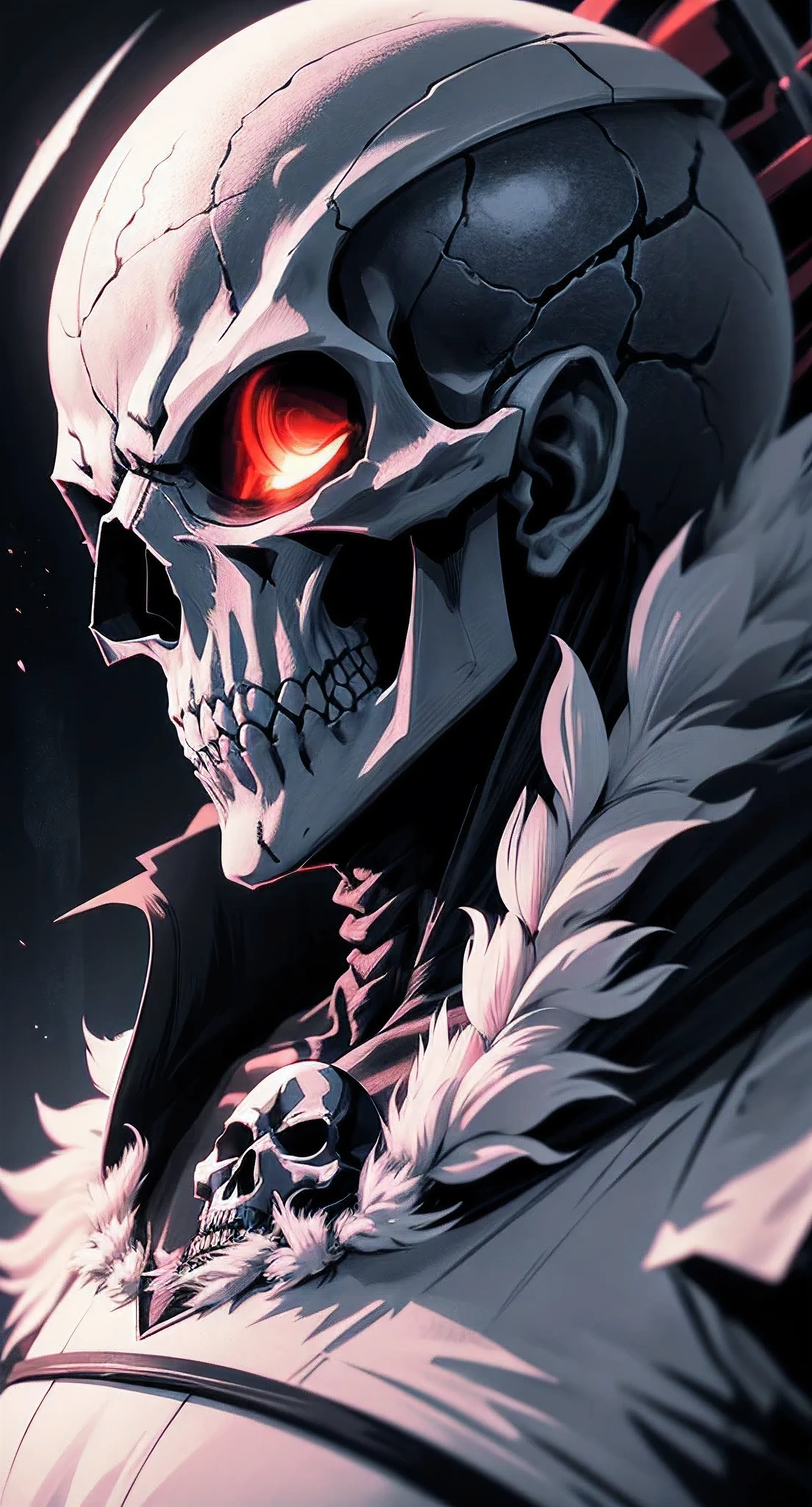 Skull in dark night,dark,high resolution,high quality,dark background