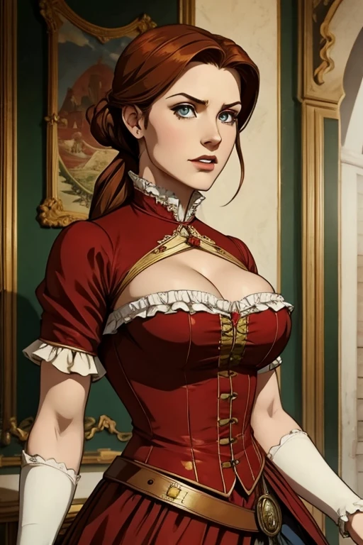 Claire Redfield as a noble woman of the Victorian era