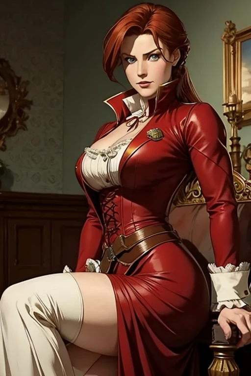 Claire Redfield as a noble woman of the Victorian era