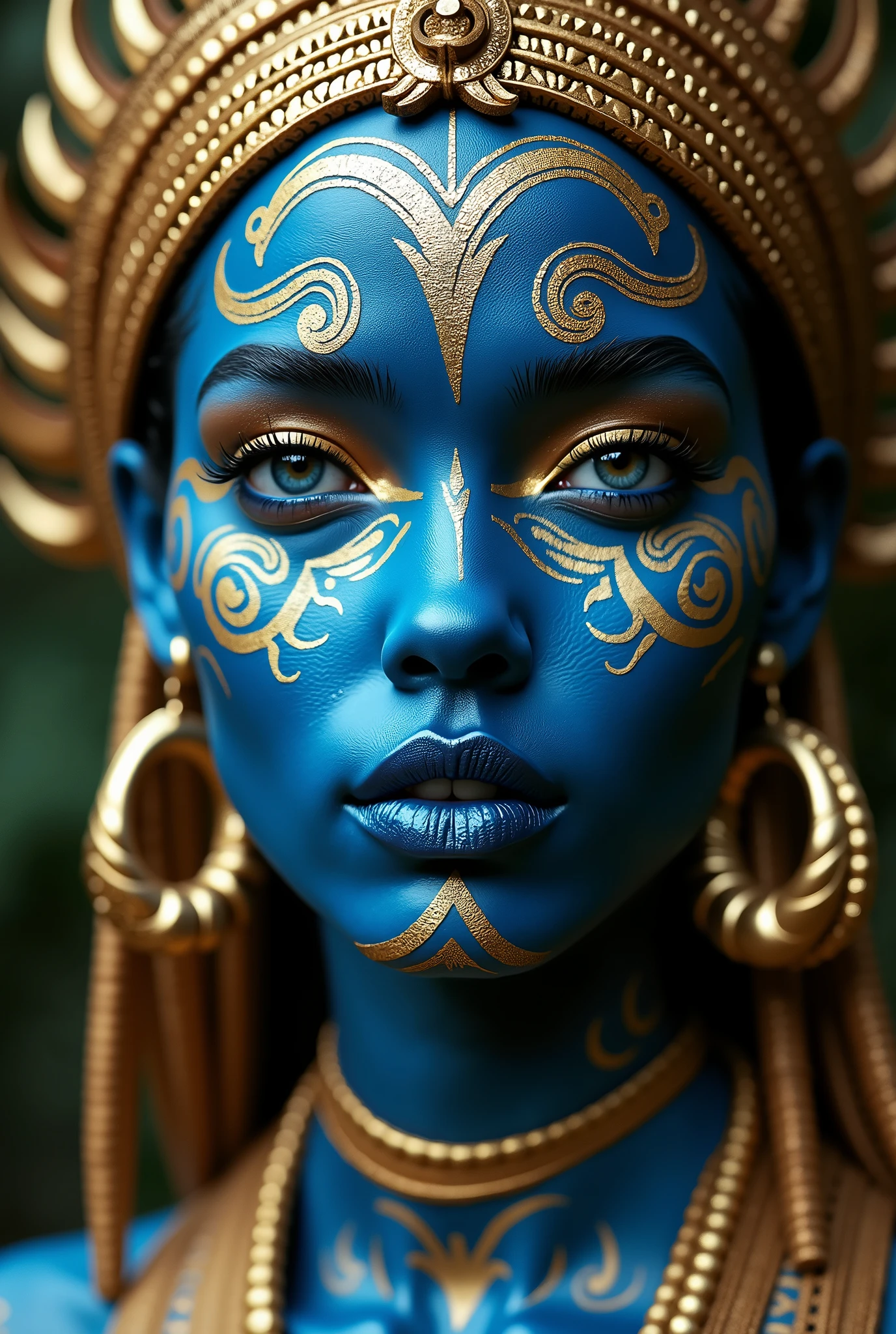 32k, total nude full body view from head to toe of black skin asian face young skinny ite woman, ((without clothes, black skin, absolutely nude, small boobs)), very beautiful tribal raccoon sexy skinny young 20 yo woman with excessive intricately detailed vivdly colorful facepaint bodypaint makeup, stunning radiant teal eyes, gorgeous white hair with pink highlights, magical night sky background, (total nude) full length body shot, trending on artstation, sharp focus, studio photo, intricate details, highly detailed, 32K resolution, perfect composition, perfect face, ultra detailed