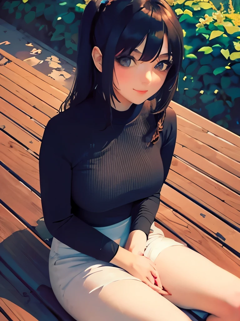 ((8k, RAW photo, highest quality, masterpiece), high detail RAW color photo professional close-up photo, (realistic, photo realism: 1.37), (highest quality), (best shadow), (best illustration), super high resolution, highly detailed CG uniform 8K wallpaper, physically based rendering, cinematic lighting, (aegyo sal: 1), (full body)), beautiful detailed eyes, small , (eyelashes: 1.1), a girl standing, outdoors, casual wear.