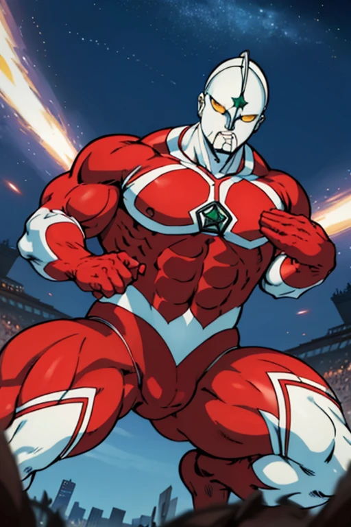 masterpiece,    best quality, 4K, 8k,   ウルトラマンジオンは戦いでsuffer, Muscular, , Masculinity、strong，   crotch bulge， Physically strong 、戦闘でsuffer、、  manly  、 Masculinity, Strong，大きな  crotch bulge， stout physique 、Struggling 、suffer、Thick chest、 is attacked by enemies、  expression of pain、Broad shoulders、masterpiece,  best quality, 4K, 8k,  Ultraman Jonesus, Muscular, Masculinity、  Ultraman Jonesus, Muscular, , Masculinity,Big bulge in the crotch 、masterpiece,  best quality,(Realistic Touch,120m tall  ,  metallic skin,力strong，  crotch bulge， Physically strong 、Thick chest、  manly  、 Masculinity, Strong，大きな  crotch bulge， stout physique 、Stranded in battle 、suffer、Thick chest、 is attacked by enemies、 Broad shoulders、Thick arms、 energy drains 、defeat、 surrounded by enemies 、be in a difficult position、Thick chest板、Enemy Onslaught、run out of strength、