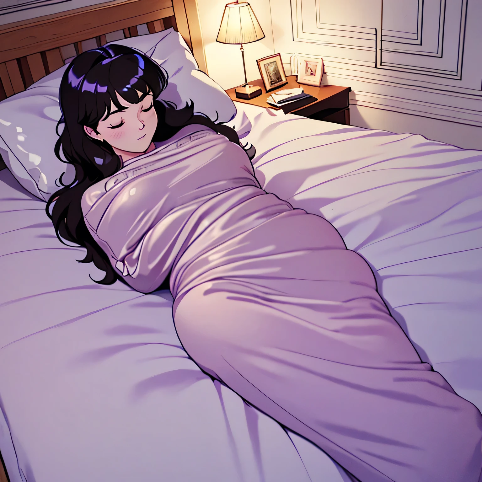 (best quality, high-res),(realistic:1.37),ultra-detailed,sleeping, dreamlike girl,soft satin texture,gently wrapped,tightly secured,peaceful and serene,lying still,wrapped like a cocoon,comfortable and cozy,wrapped from shoulder to toe,immersed in tranquility,calm serene expression,soft, subtle lighting,subdued colors,sublime and ethereal,delicate fabric folds,subtle shadows,delicate layers of fabric,whisper-soft material,beautifully intricate,sublime slumber,soft and supple material,luxurious sleep,stillness of the satin,peaceful vulnerability,elegant and graceful,absolute relaxation,serenely nestled in satin,quiet and deep sleep,untroubled dreams