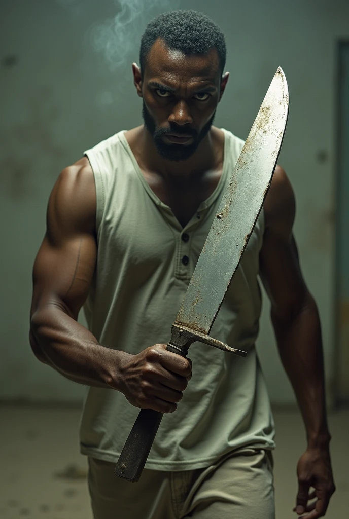 An african strong and mighty warrior