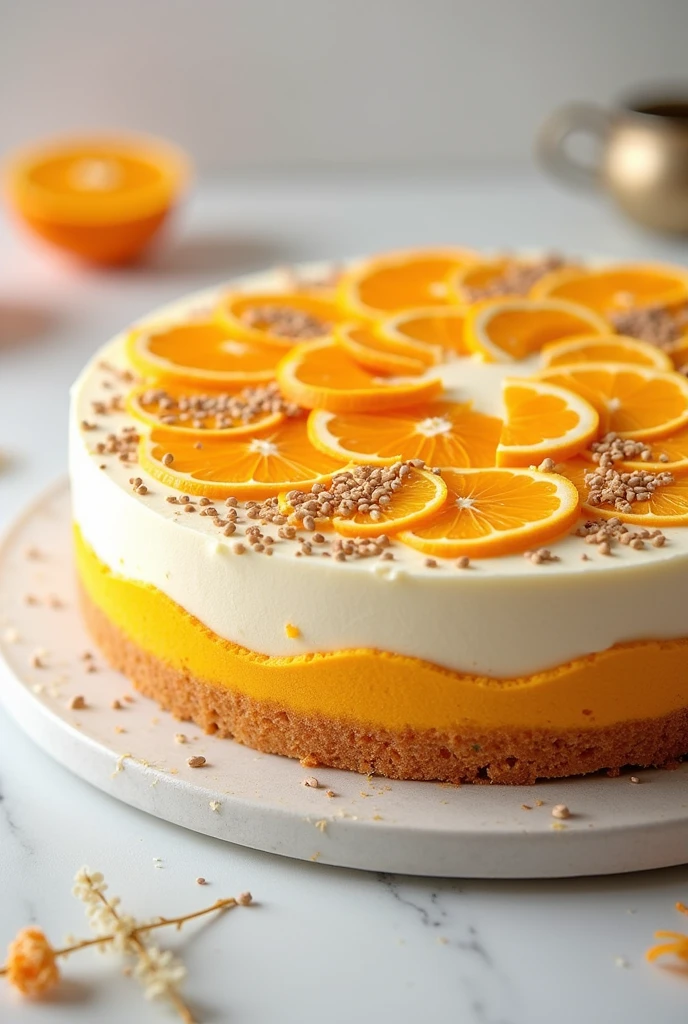 Orange and poppy cake