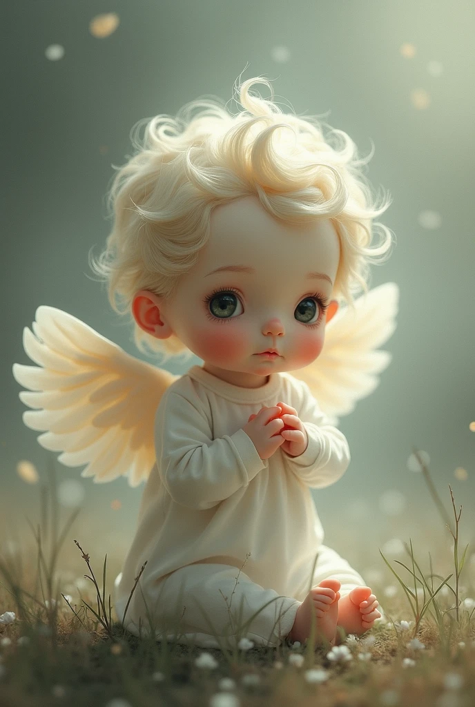 Blue baby angel