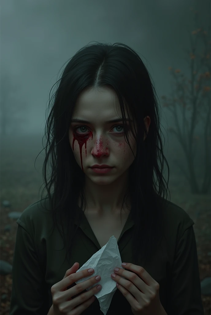 (best quality,4k,8k,highres,masterpiece:1.2),ultra-detailed,(realistic,photorealistic,photo-realistic:1.37),horror,small girl asian zombie,garden background,sharp focus,natural lighting,vivid colors,gruesome makeup,long black hair,eerie atmosphere,creepy expression,frightening eyes,rotting flesh,worn-out clothes,mysterious shadows,decaying flowers,foggy ambiance,dripping blood,unsettling silence,abandoned playground,haunting presence,ominous clouds,undead appearance, and desolate scene,sinister aura,spooky aesthetic,nighttime setting,claw-like hands,intricate facial details,menacing smile,anime-inspired elements,horror movie vibes,rainy weather,ghostly figures,horror story illustration,dark and disturbing concept,accidental yet artistic,unsettlingly unique,beautifully terrifying.