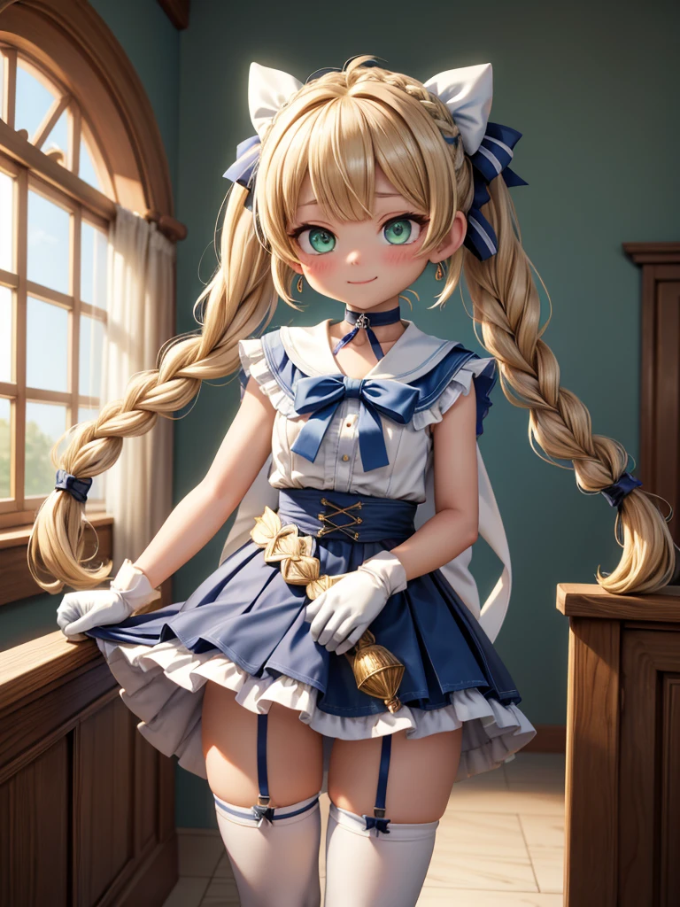 photo realistic, (masterpiece,best quality:1.4),(8k,raw photo,photo realistic:1.2), detailed skin, detailed face,1girl,Japanese idol,cute face, little girl, Not Safe for Work, length hair, blue eyes, blonde hair, light smile, ((hair of pubis, Not safe for work))), pubisure, ((shiny wavy hair)), diadems, up-skirt, doress, gothic dresses, shairband, shortsleeves, the bow hair, ((blue shairband)),(((No Panties))), (((twat))), ((Open twat)), (((skirt-lift))), a smile, red blush, light Blue Doress, Alice (Alice in Wonderland), White frilled legwear, ((Blue the Bow)), Puffy Sleeves, Bangss, Apron Dress, shortsleeves, ((Blue bow ribbon)), long hair, mini crown, frilld, white gothic dresses,: q, masterpiece, top-quality, not safe for work, Little Girl, child, 12 yo, braided bangs, mary janes,(FULL Body), (Garter ring that looks like frilly panties),(((nudi-ty:1.6,top-less:1.1,expose breasts,breasts out))),flat chest, (((nipp-les))),(((nipp)),nip, (Design sheet:1.3), (multi-angle and detailed view:1.3),(Design sheet:1.3), (multi-angle and detailed view:1.3),