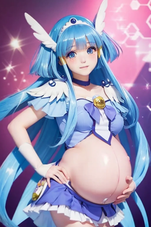 Cure beauty cosplay pregnant woman