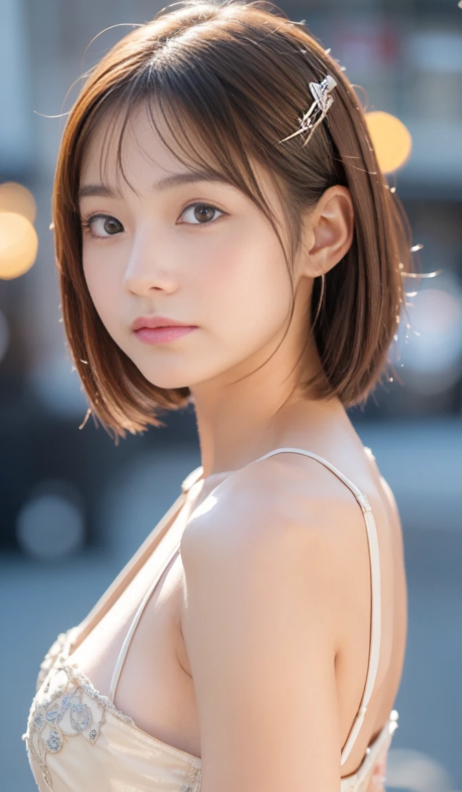 (night:1.7), East Asian architecture, 1 Female,sit on tatami, （China dress）, Brunette color hair，（Hair between the eyes）, restore, Lip valve,  30 years old,beautiful fingers,beautiful long legs,Beauty Body，Beautiful nose，beautiful character design，perfect  eyes，s the perfect face，View your viewers，（Innocent__Eyes：1.0），（Light_笑face：0.3），Official Art，Very detailed CG unity 8k wallpaper，Perfect lighting，Very colorful，bright_front_face_Lighting，（masterpiece:1.0),(Highest_quality:1.0), 超High resolution,4K,Super detailed, photo shoot, 8k, High resolution, High resolution, Absurd:1.2, Kodak Portrait 400, Film Grain, The background is blurred, Bokeh:1.2, Lens flare brilliance, ( Vibrant_color:1.2) (beautiful,big_chest:1.4), (beautiful_face:1.5),(narrow_Upper Body),8k, yes,RAW Photos, See-through, transparent clothing,