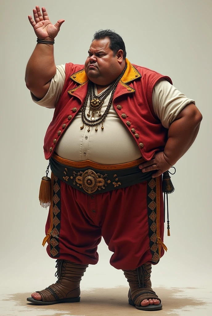 Iron Chef: Quest for an Iron Legend, Slightly fat, super chubby, Very chubby, pearl necklace, Nose ring, Nipple ring, Anklets, Thick lips, black skin, Crystal heels, leather whip, smooth bald head, The expression is pompous, (full body1:1), Slightly fat, elegant pose, smooth bald head, (((((bald))))), braided ponytail, eye patch, mole under the eye, makeup, seductive smile, chiaroscuro, close-up, cowboy shot, masterpiece, accurate, high detail, high quality, high resolution, anatomically correct, accurate (((fully naked))) (((nsfw)))