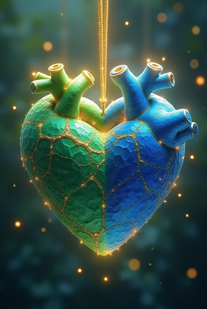 Earth Crystal Heart