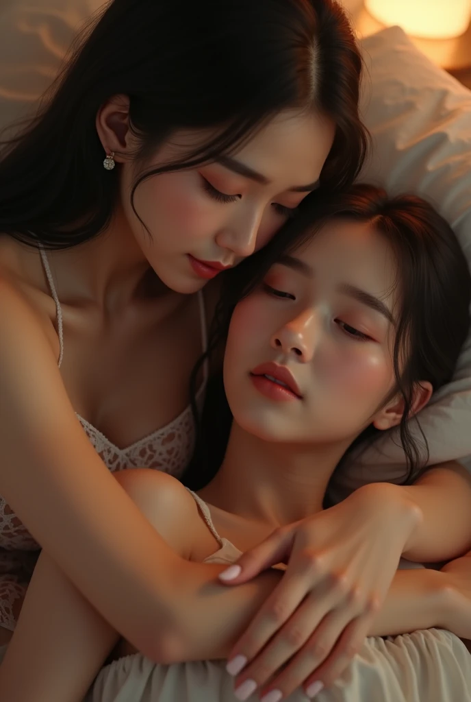 ５People Women（Korean Beautiful Girl、White skin、全naked、No clothes、snowのようにWhite skin、snow、night、breast、Nipples、Long Hair、naked、Vagina、Lie down、Sleeping on your stomach、ghost、transparent、半transparentの体、The other side is transparent、bed、futon、Twilight、Darkness、Erotic、Sex、night、真night中、深night、掛けfuton、Prone、）Darkness、Pitch black、darkness、futonをかぶる、Looking at this、Watching Me、Sleeping on your stomach、Disheveled Hair、